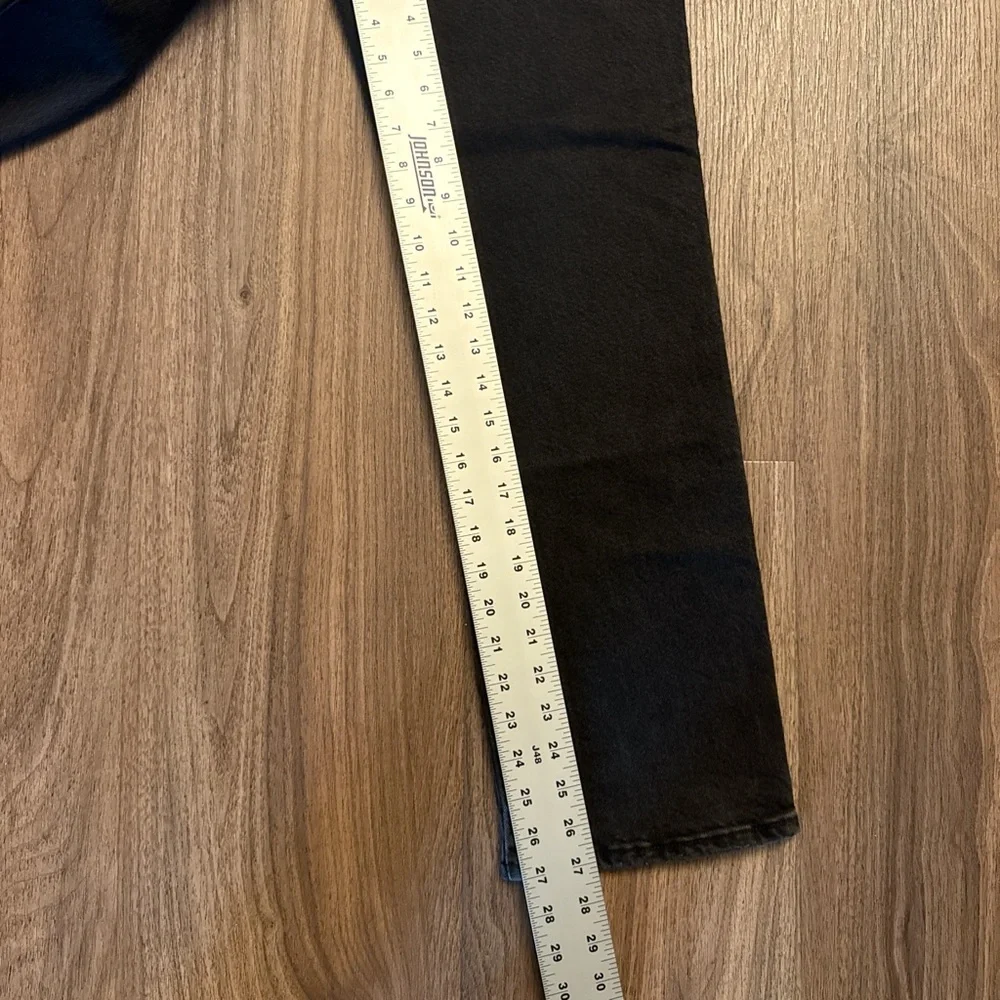 NWOT AGOLDE  organic cotton, long black jeans with stretch size 27 $248 msrp